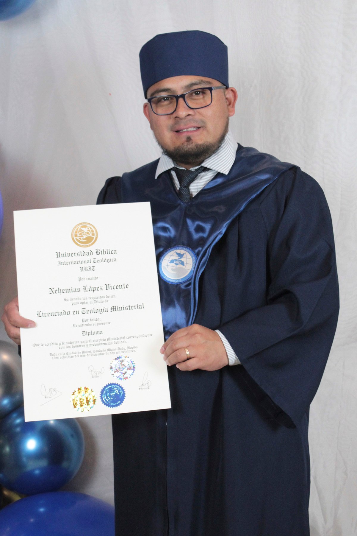 Graduando UBIT: Nehemías López Vicente